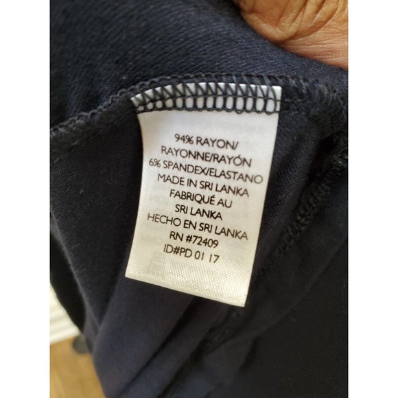 Pip & Vine Women's Blue Rayon Scoop Neck Sleeveless Knee Length Dress Size Small - Picture 9 of 11